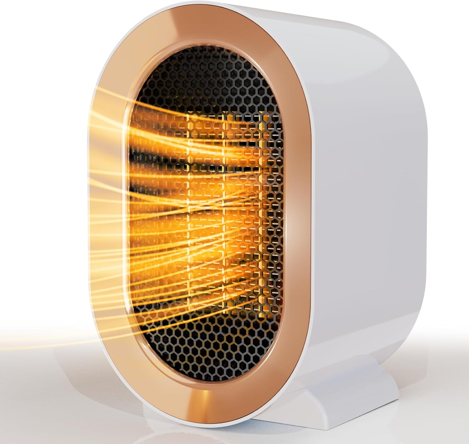 Ventilatorheizung, Energiesparende Tragbare Heizung, Tragbare Tischheizung Mit Zwei Geschwindigkeitsstufen (weiß)