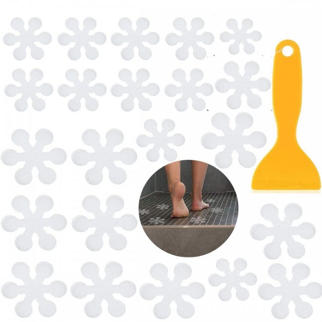 Antirutschstreifen Fürs Badezimmer (24 Stück), Antirutschaufkleber, Transparente Antirutschstreifen Für Die Dusche