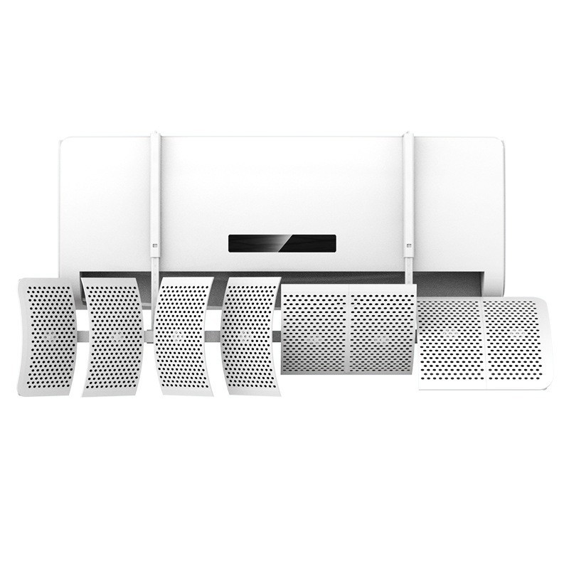 Universeller Und Verstellbarer Luftabweiser Für Klimaanlagen: 8 Lamellen, 270° Drehbar – Montagefertig – Windabweiser – 30 X 90 Cm