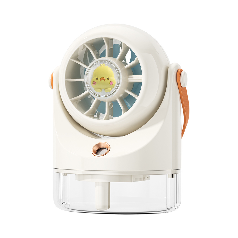 Universeller, Wiederaufladbarer, Leistungsstarker Und Erfrischender Sprühventilator – Kompakter Persönlicher Tischventilator