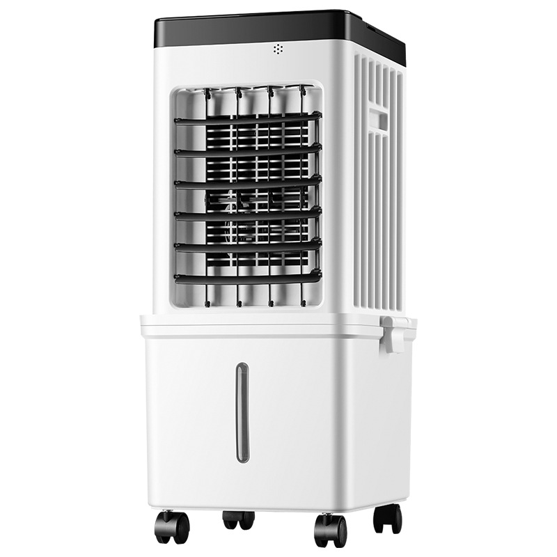 Ventilator-luftbefeuchter Mit Fernbedienung, Tragbarer Luftkühler, 3 Gebläsestufen Und 3 Luftverteilungsmodi