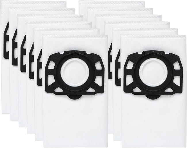 Packung Mit 12 Staubbeuteln Für Kärcher Staubsaugerzubehör Wd5/wd6/mv4/v5/v6