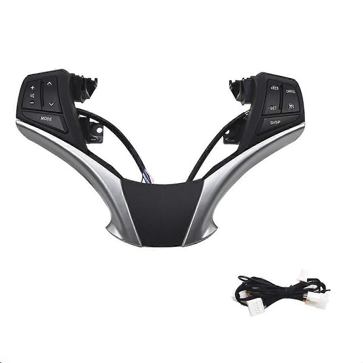 Tempomat-schalter, Multimedia-audio-taste Am Lenkrad Für Toyota Yaris Vios 2013-2016 84250-0d120 Mit Kabelbaum