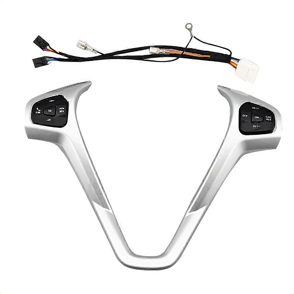 Blauer Led-tempomat-schalterknopf Mit Lenkradblende Und Kabelbaum Für Ford Fiesta Mk7 Mk8 Escort Ecosport 13-15