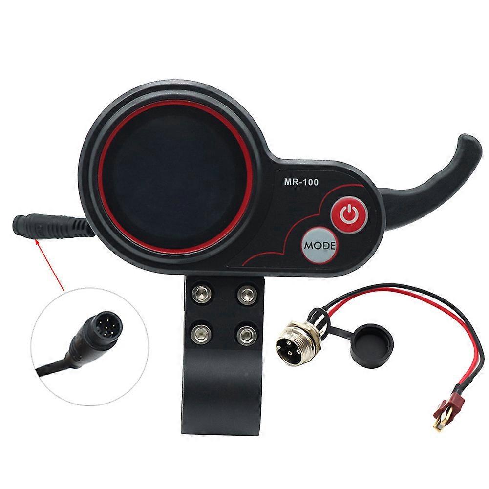Instrumententafel Mit Lcd-display Mr-100 Und 6-poligem + T-stecker-kabel Für Kugoo M4 Elektroroller-zubehör
