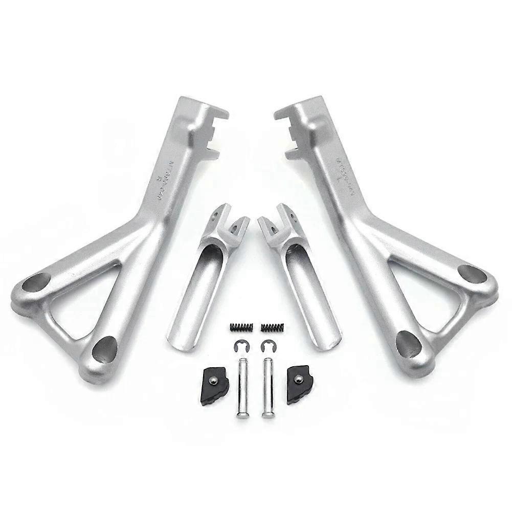 Soziusfußrastenhalterung Für Ducati Panigale V4/s 2018-2022, Motorradteile, Silberfarben.