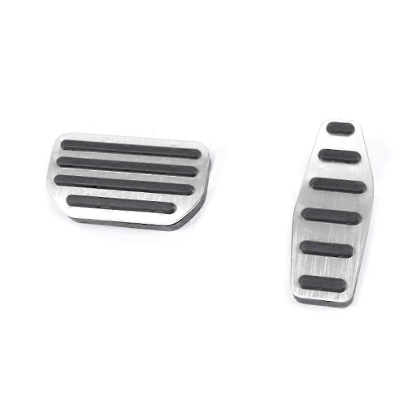Abdeckungen Für Gas- Und Bremspedal Für Suzuki Jimny 2010 2011 2012 2013 2014 2015 2016 2017 2018 2019 2020, Silberfarben.
