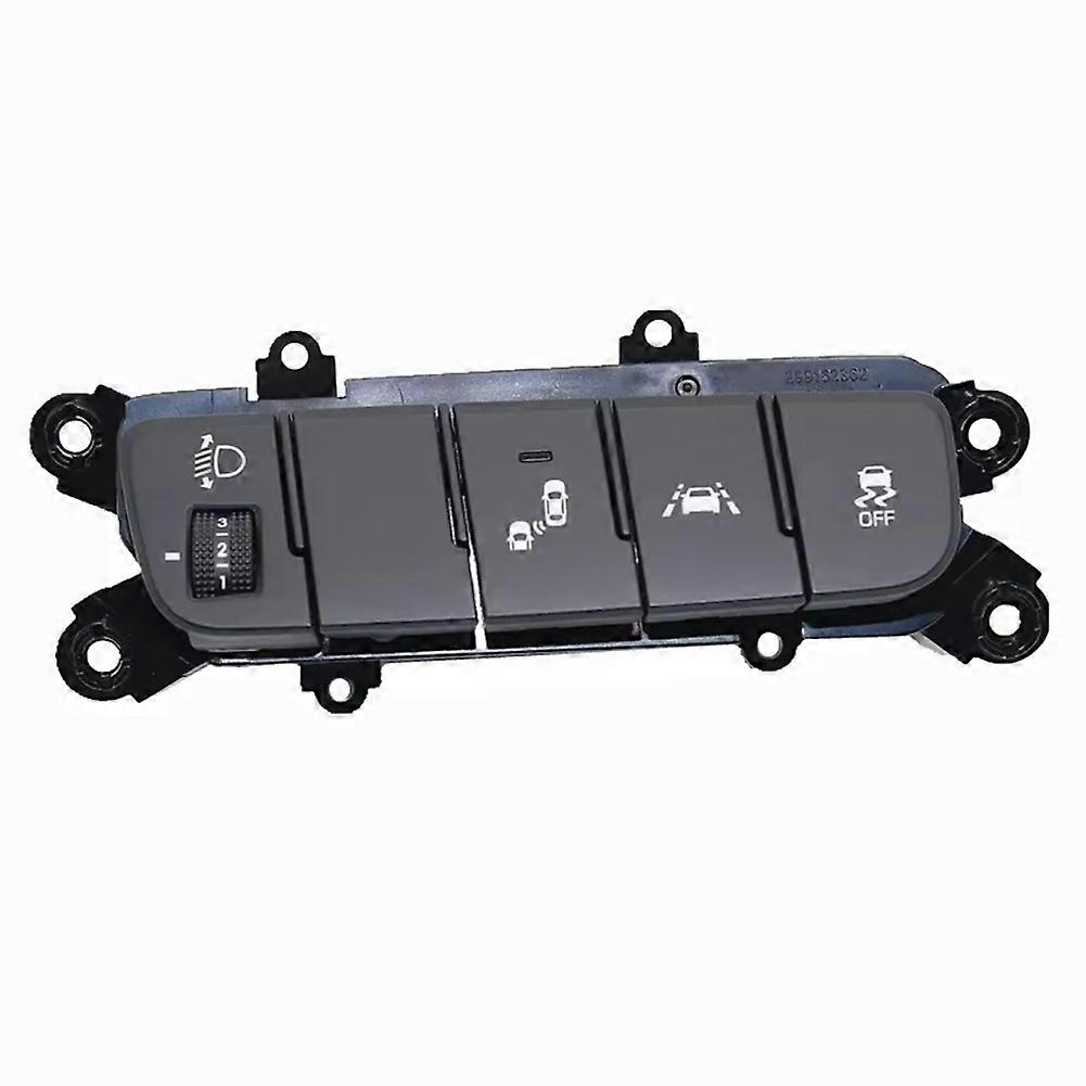 93700f2000 Spurhalteassistent-zusatzschalter Mit Antischlupflinie, Scheinwerfer-einstellschalter Für Hyundai Elantra Ad 2017