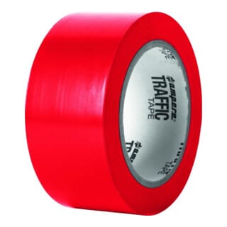 A.m.p.e.r.e. Traffic Tape Standard 0,15 Mm Dicke 50mm X 33m Rot