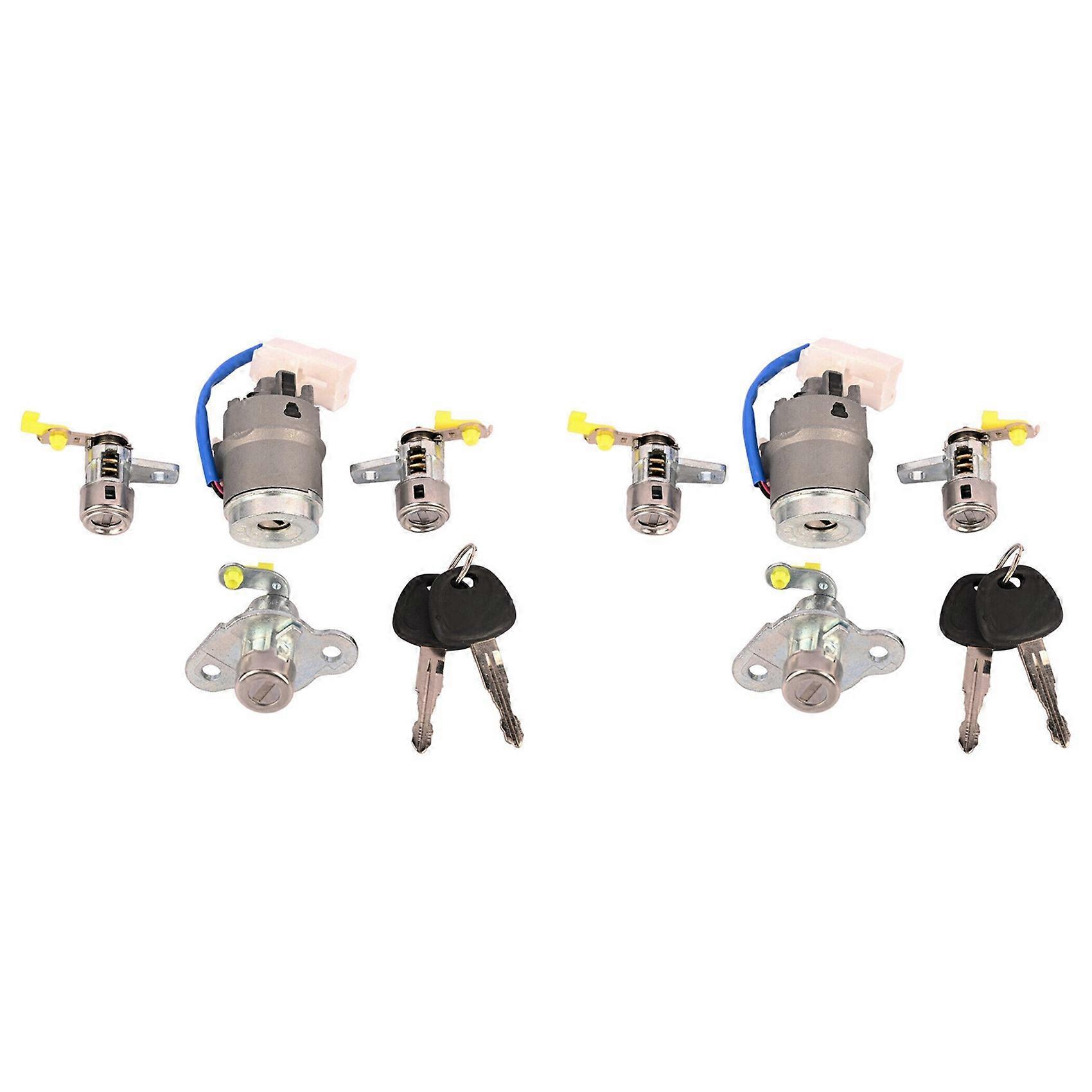 Zündschlosszylinder + Türschloss Für Hyundai Accent 2006-2011 81905-1e000 81920-1ea00