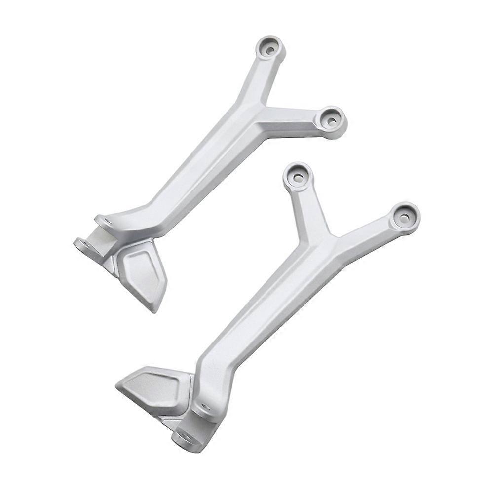Motorrad-fußrasten, Fußrastenhalterung Für Trident 660 Trident660 2021-2024, Sozius-fußrastenhalterungssatz, Farbe: Silber.