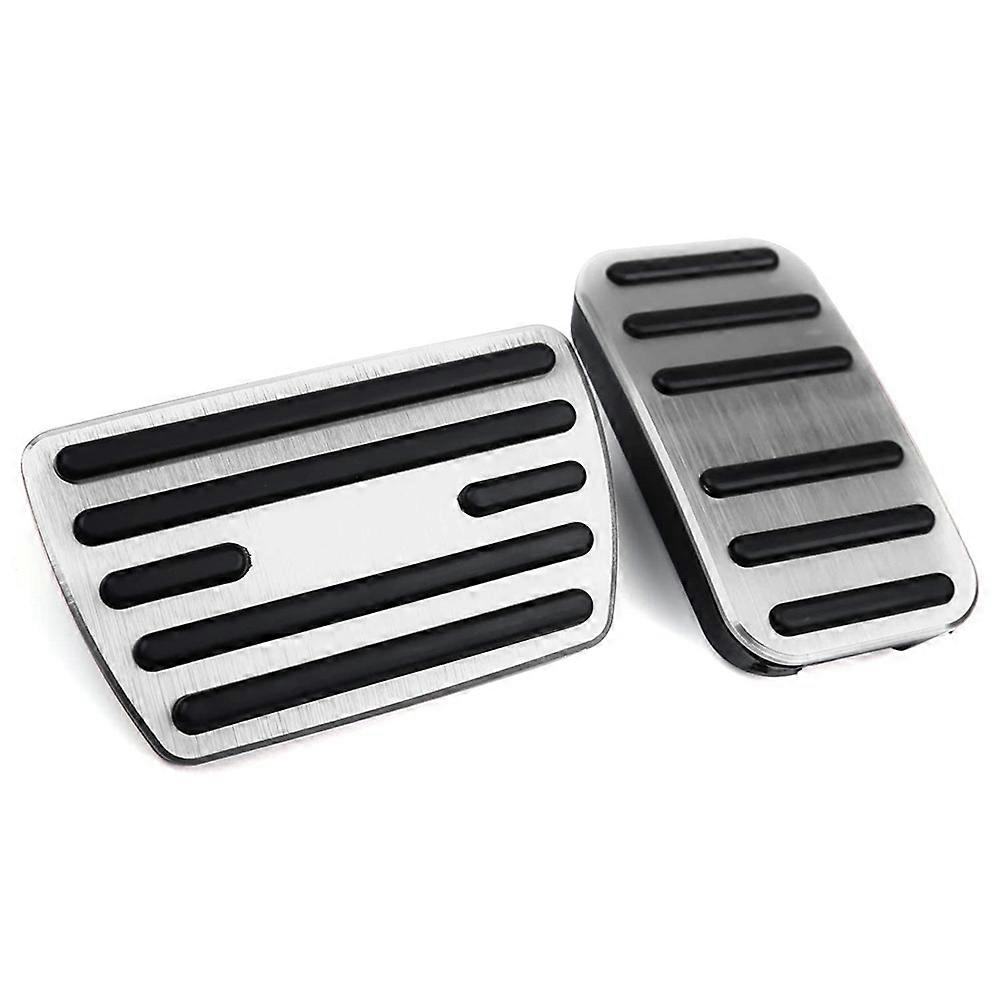 Rutschfeste Abdeckungen Für Gas- Und Bremspedal Für Honda Civic, Accord, Crv, Odyssey Und Pilot, Silberfarben.