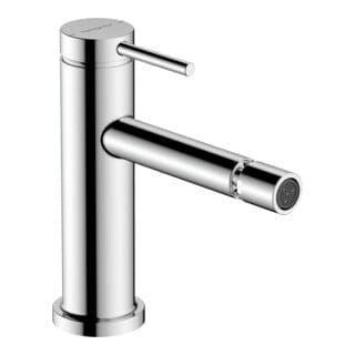 hansgrohe Einhebel-Bidetarmatur Tecturis S mit Zugstangen-Ablaufgarnitur, chrom