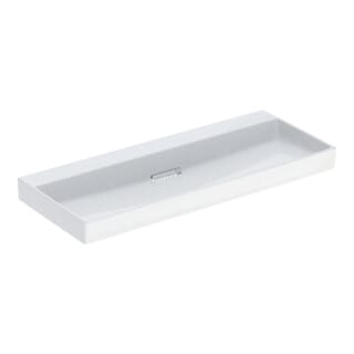 Geberit Waschtisch One 120cm, o. Hahnl. + ÜL, we. K-Tect/Bl we.