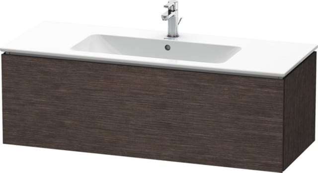 Duravit Waschtischunterschrank L-Cube 122x48,1cm, Ei dkl. geb., 1 Ausz., wandhängend