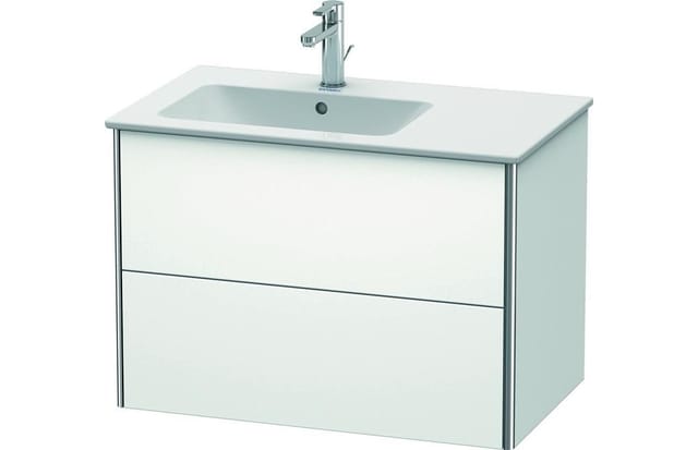 Duravit Waschtischunterschrank XSquare 81x47,8x56cm, 2 La, B li, wandhängend, we m