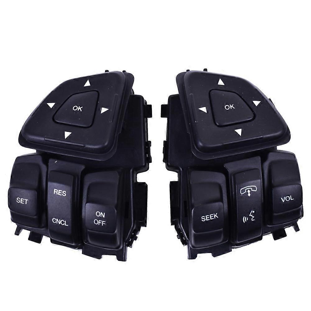 Paar Lenkrad-tempomatschalter Bt4t-9e740-afw Bt4t-9e740-cfw Kompatibel Mit Ford Edge Explorer Flex Lincoln Mkx
