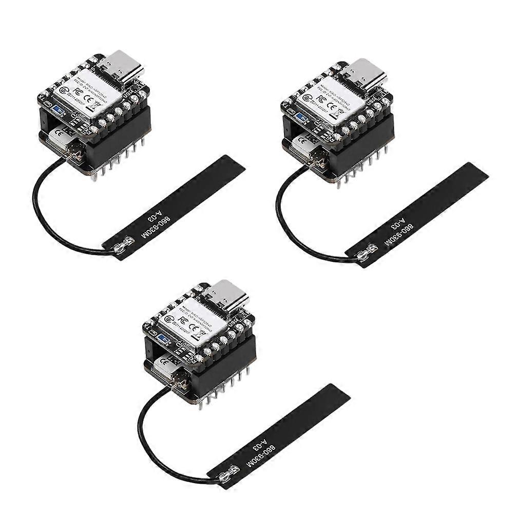 3-teiliges Xiao Nrf52840 & Wio-sx1262 Kit Für Meshtastic, Lora 862–930 Mhz, Mikrocontroller Mit Bluetooth Und Integrierter Antenne