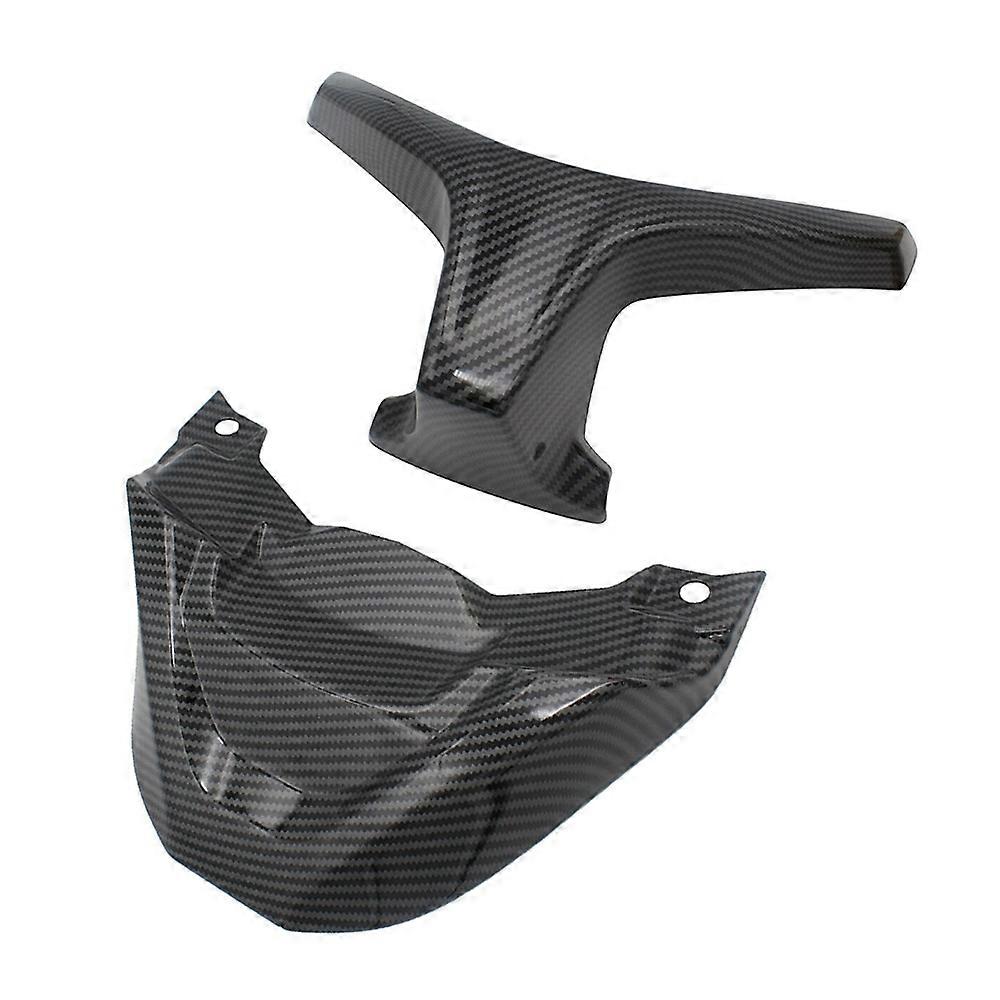 Für Honda Adv 150 2019-2021 Scheinwerferblende, Frontverkleidung, Schnabelverlängerung, Carbonabdeckung, Zubehör, 2 Stück
