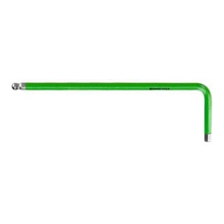 PB Swiss Tools Sechskant-Winkelschraubendreher, mit Kugelkopf, pulverbeschichtet, 2,5 mm