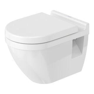 Duravit Wand-WC, Tiefspüler Starck 3 37x54cm, 4,5 l, Rimless, weiß