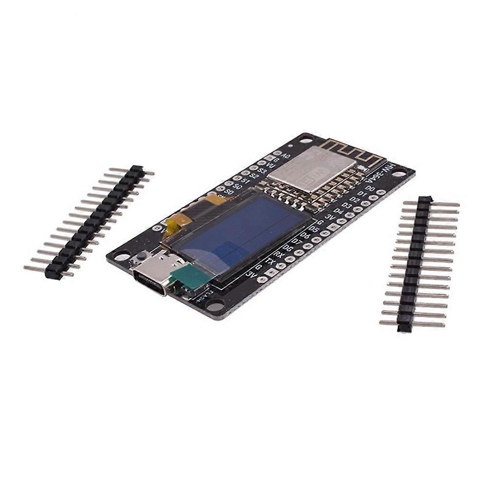 Esp8266 Entwicklungsboard Mit 0,96 Zoll Oled-display, Ch-340, Esp-12e Wlan-modul Für Arduino Ide/micropython-programmierung