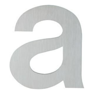 HOPPE OA-Hausnummer E610-621 Buchstabe a Edelstahl matt