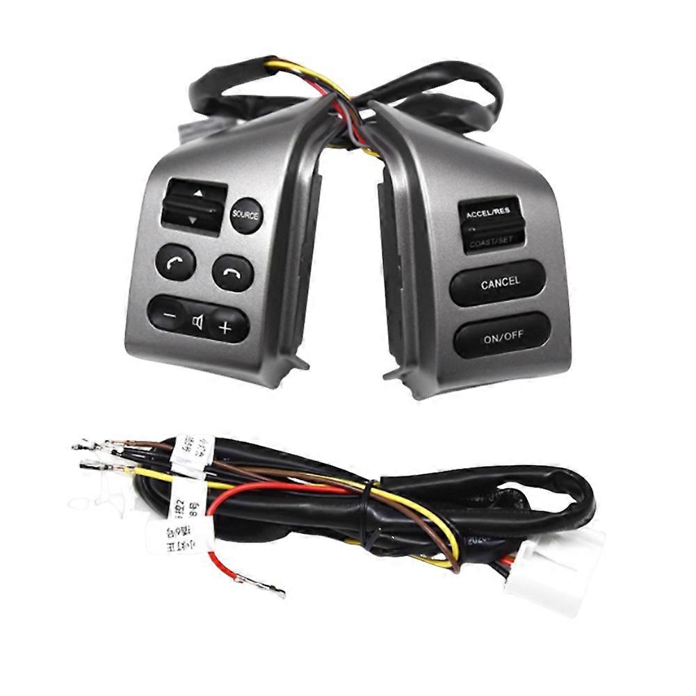 Tempomat-schalter Für Nissan Sylphy 2008-2019, Lenkradknopf Mit Kabelbaum, Silberfarben.