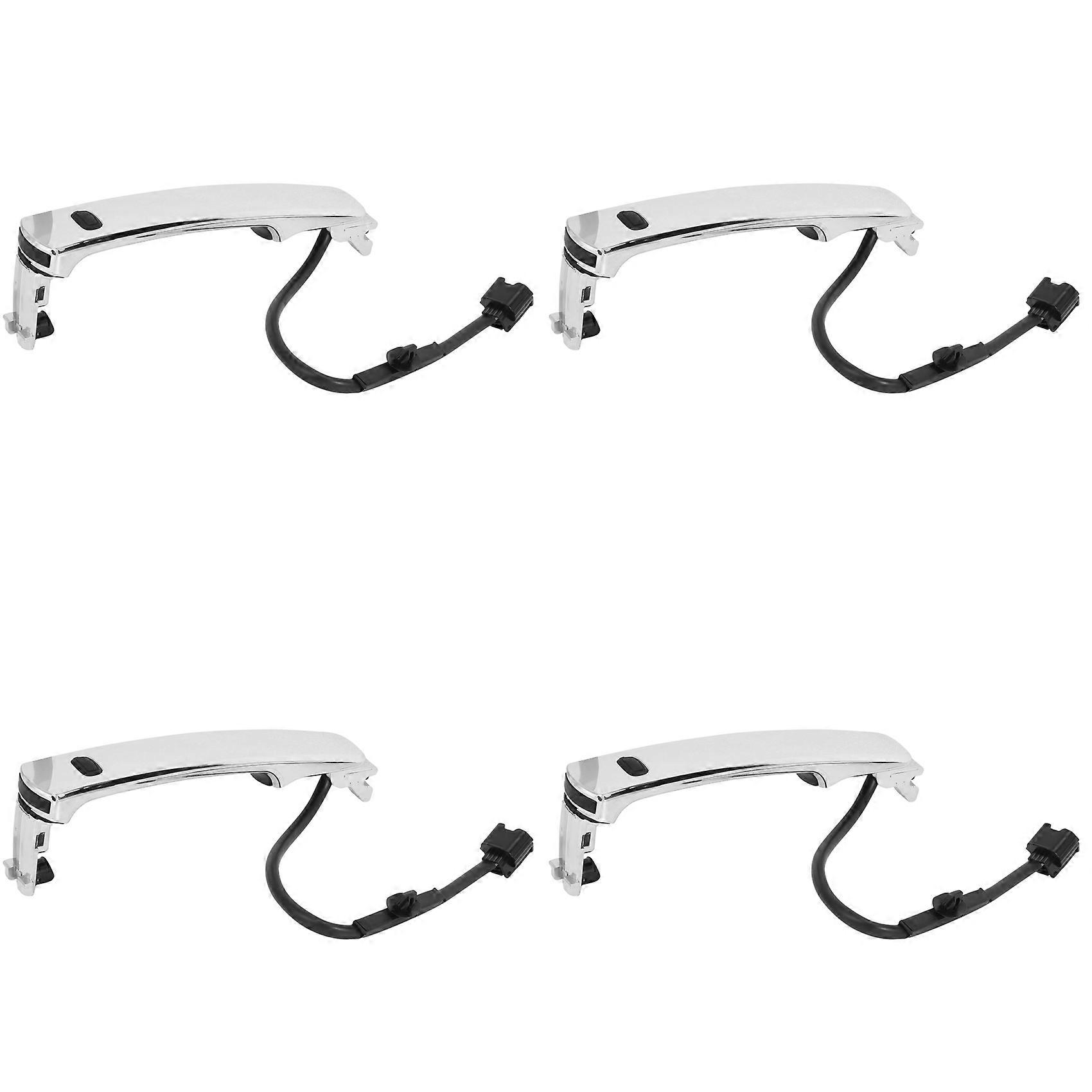 4 Verchromte Außentürgriffe Links Für Nissan Rogue 2010-2013 80640-ca012 80640ca012 80645-ca000 80645ca000