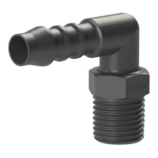 Riegler - Winkel-einschraubstutzen, R 1/8 A., Für Schlauch Lw 4 Mm, Pa 6