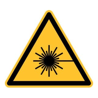 Eichner Warnschild Warnung vor Laserstrahl 20 cm PVC