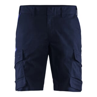 Blakläder Shorts Industrie Stretch, marineblau / kornblau, Konfektionsgröße 48
