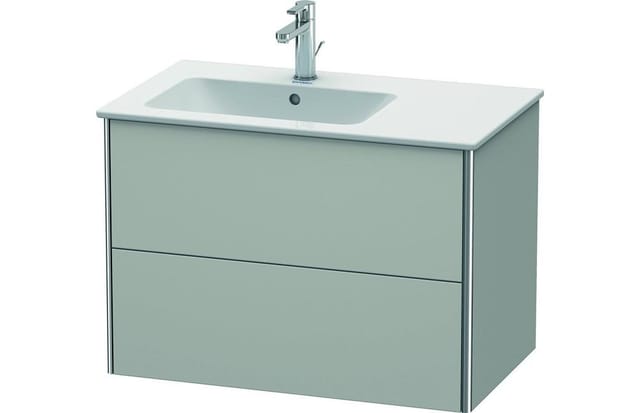 Duravit Waschtischunterschrank XSquare 81x47,8x56cm, 2 La, B l, wd, betongr m