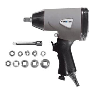 Aerotec Druckluftschlagschrauber 1/2Zoll ST 12,5mm (1/2Zoll) A4-kant 345 Nm