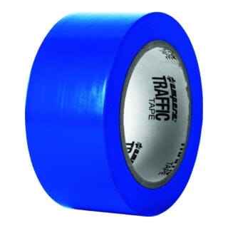 A.m.p.e.r.e. Traffic Tape Standard 0,15 Mm Dicke 50mm X 33m Blau