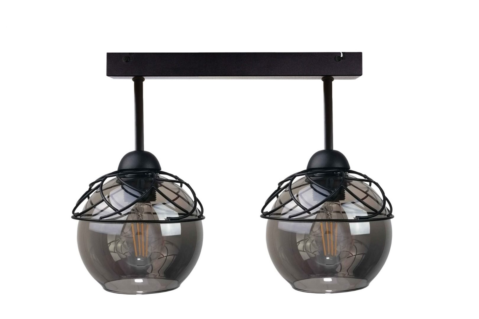 Deckenleuchte 2xe27 Mera Schwarz Keter Lighting