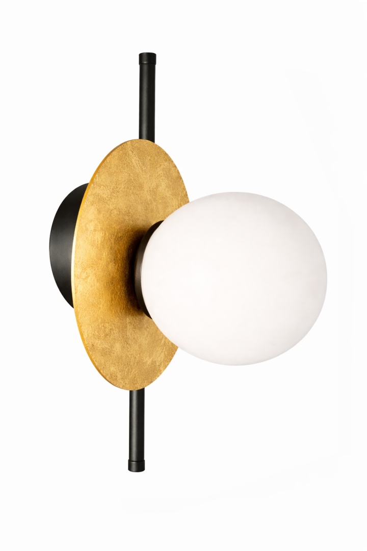Wandleuchte 1xe14 Luma Black/gold