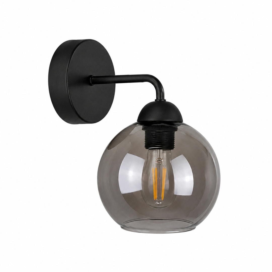 Wandleuchte 1xe27 Cosmo Black