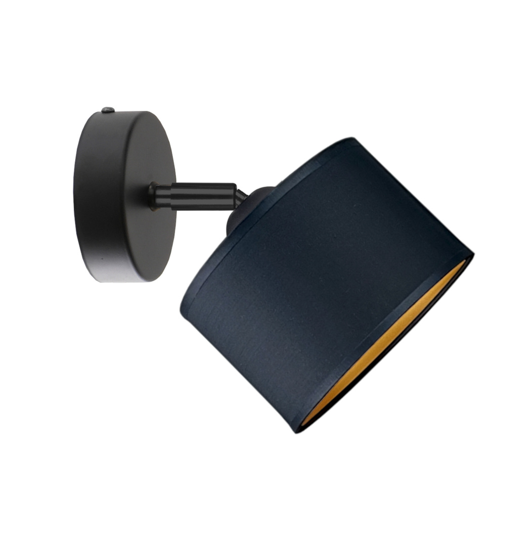 Wandleuchte 1xe27 Flow Black