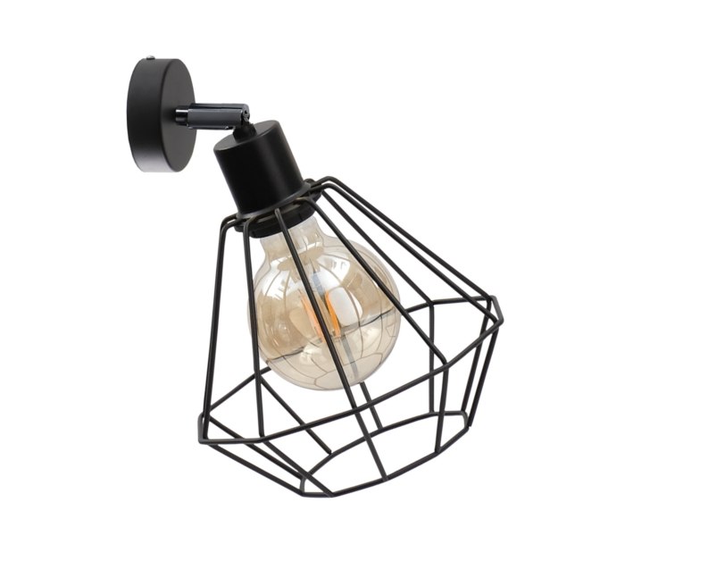 Wandleuchte 1xe27 Foskal Black