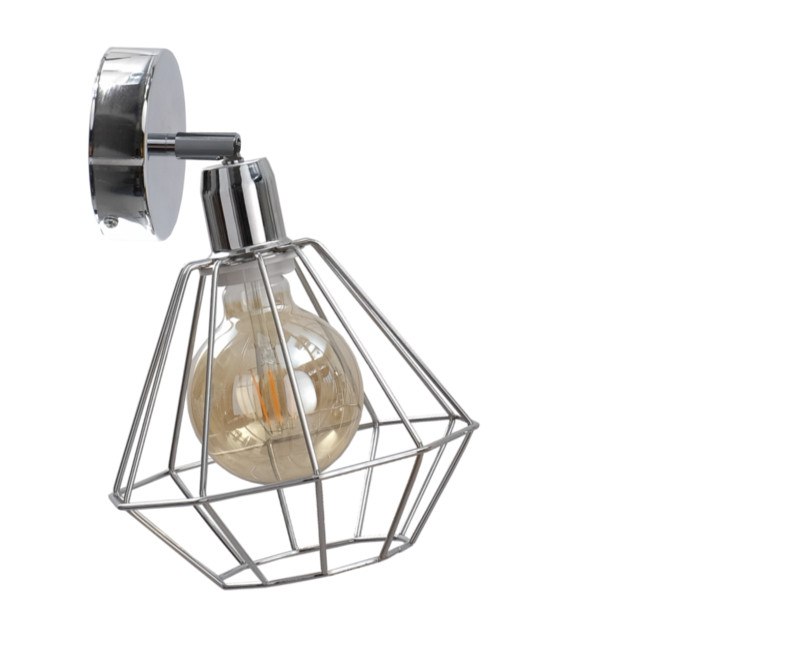 Wandleuchte 1xe27 Foskal Silver