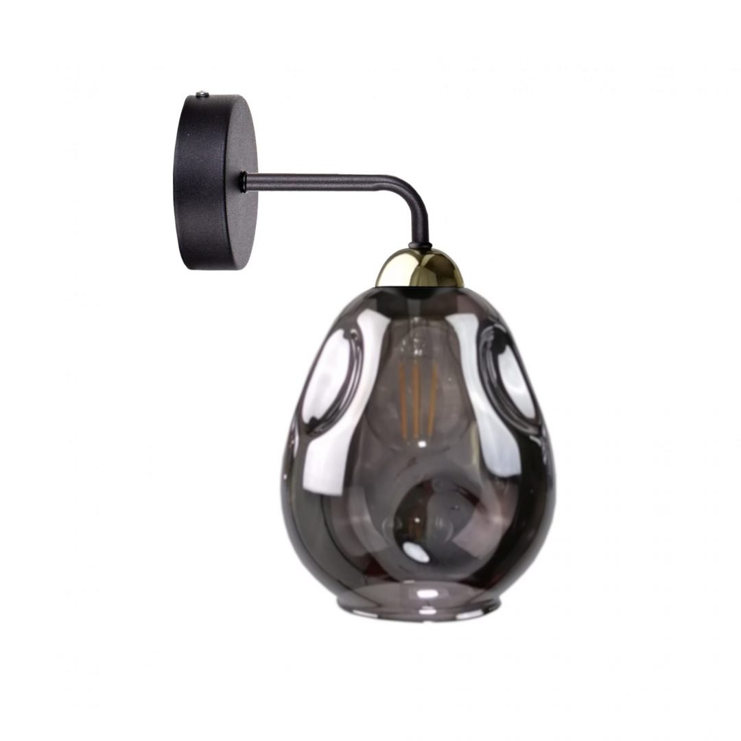 Wandleuchte 1xe27 Loki Black/gold