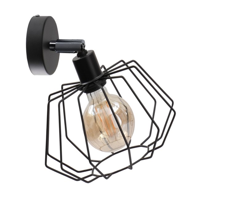 Wandleuchte 1xe27 Luna Black