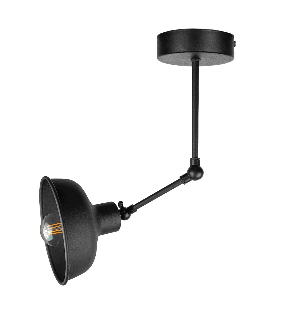 Deckenleuchte 1xe27 Hermes Schwarz Keter Lighting