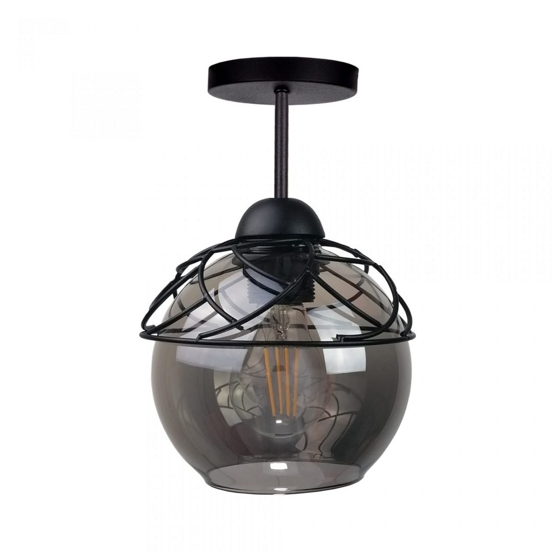 Deckenleuchte 1xe27 Mera Schwarz Keter Lighting