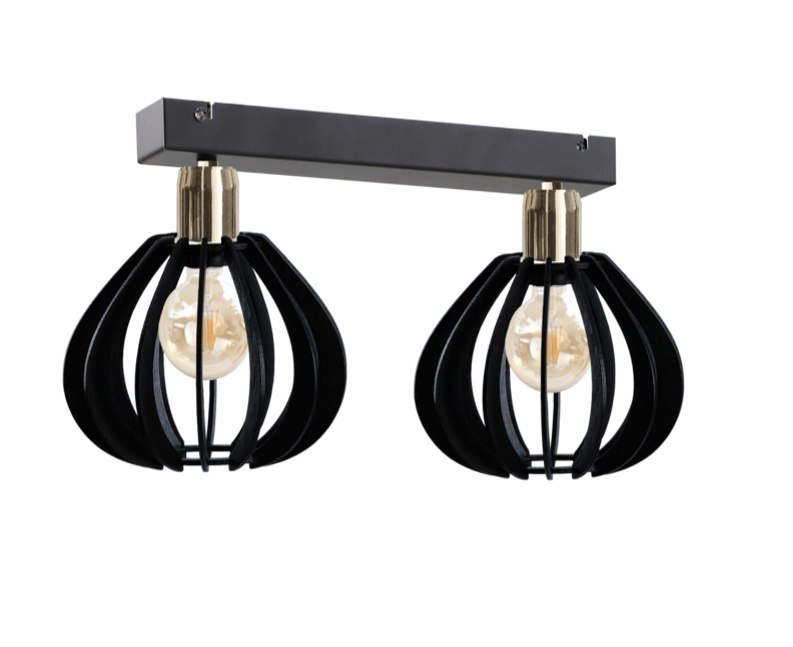 Deckenleuchte 2xe27 Gemma Gold Keter Lighting