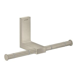 hansgrohe PRH Axor Uni. Rectangular doppelt, Wandmontage, brushed nickel