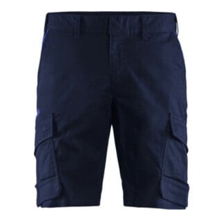 Blakläder Shorts Industrie Stretch, marineblau / kornblau, Konfektionsgröße 50