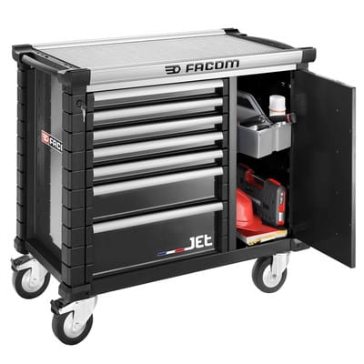 Facom Fahrbare Werkbank 7 Schubfächer - 3 Module pro Schubfach JET.T7NM3A