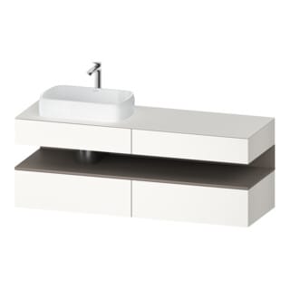 Duravit Waschtischunterschrank Qatego 160x55x60cm, ba m/we m, Pl, B l, B